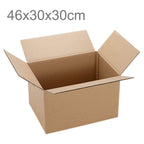Shipping Packing Moving Kraft Paper Boxes, Size: 46x30x30cm, 46x30x30cm 46x30x30cm
