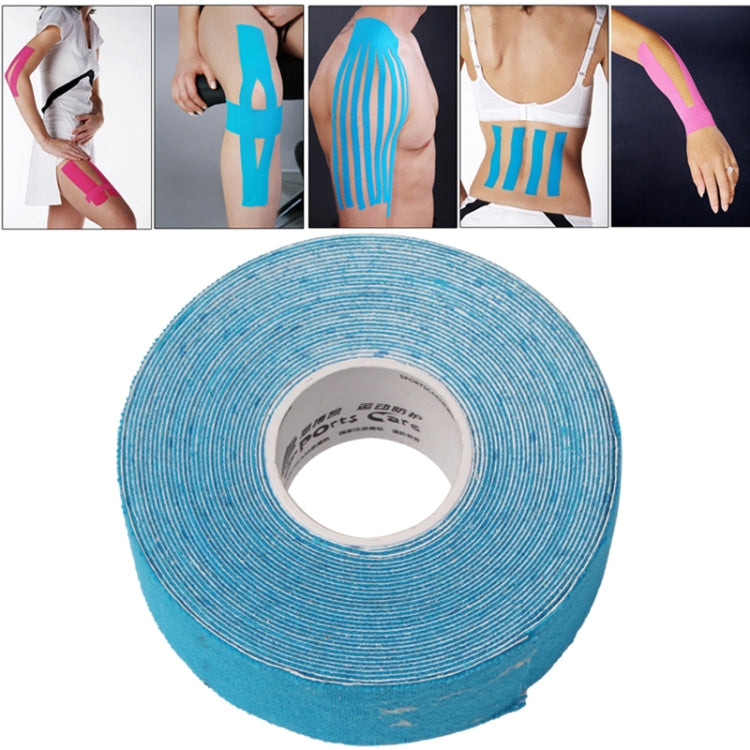 Waterproof Kinesiology Tape Sports Muscles Care Therapeutic Bandage, Size: 5m(L) x 2.5cm(W), Size: 5m x 2.5cm Size: 5m x 2.5cm Blue