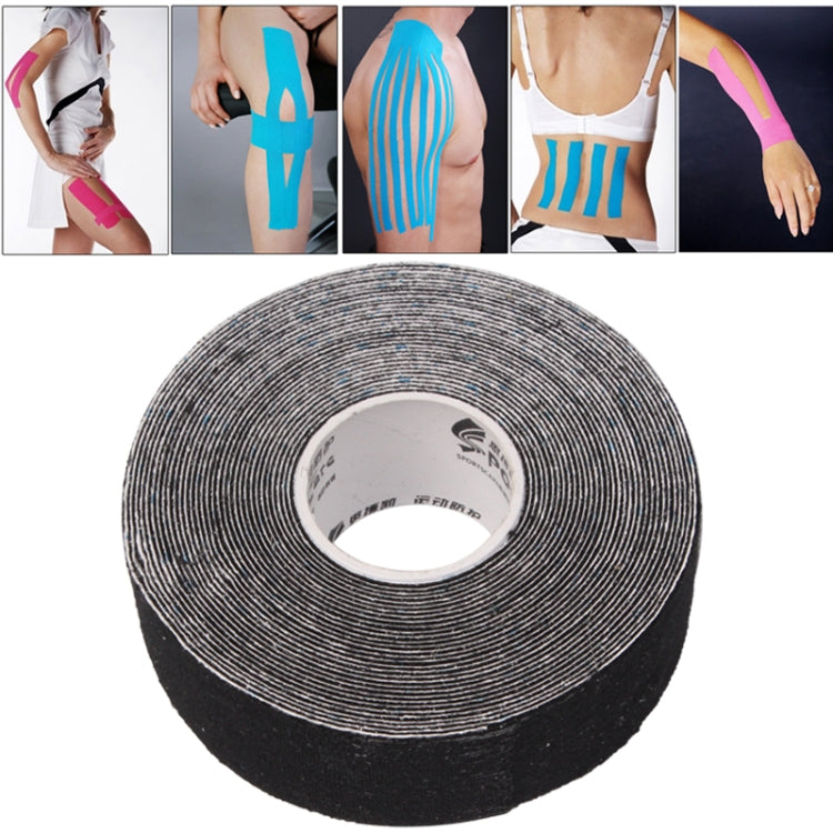Waterproof Kinesiology Tape Sports Muscles Care Therapeutic Bandage, Size: 5m(L) x 2.5cm(W), Size: 5m x 2.5cm – Waterproof Size: 5m x 2.5cm Black