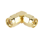 Gold Plated SMA Male to SMA Male Adapter with 90 Degree Angle, SMA Male to Male – Durable Build, Easy to Use