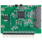 mSATA Mini PCI-E SSD Female to 5V 2.5 inch 44 Pin IDE Male Converter Card, 5V – Durable Build, Easy to Use 5V