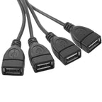 USB 2.0 CAT5 / CAT5E / CAT6 RJ45 to 4 USB Ethernet Extender LAN Extension Cable Repeater Adapter, 4 Ports USB – Durable Build, Easy to Use