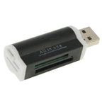 2 PCS Multi All in 1 USB 2.0 Micro SD SDHC TF M2 MMC MS PRO DUO Memory Card Reader – Durable Build, Easy to Use
