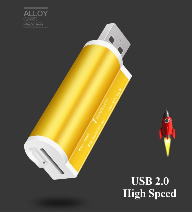 2 PCS Multi All in 1 USB 2.0 Micro SD SDHC TF M2 MMC MS PRO DUO Memory Card Reader – Durable Build, Easy to Use