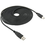 USB 2.0 Printer Extension AM to BM Cable, Length: 3m, Length: 3m – Durable Build, Easy to Use