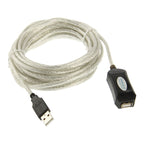 USB 2.0 Extension Cable, Length: 5M, Extension Cable, Length: 5m – Durable Build, Easy to Use Extension Cable, Length: 5m