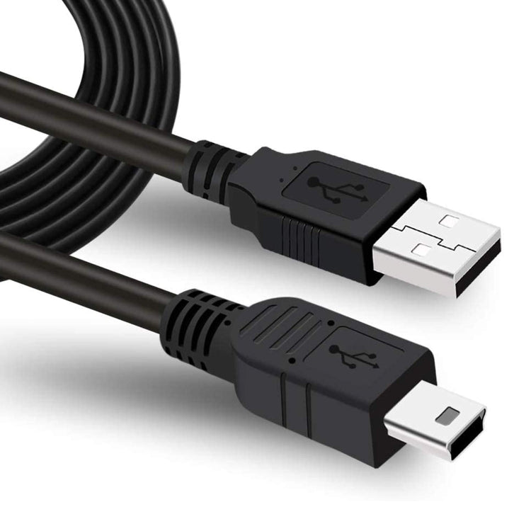 USB 2.0 AM to Mini 5pin USB Cable, Length: 1.5m, USB 2.0 AM to Mini 5Pin – Durable Build, Easy to Use USB 2.0 AM to Mini 5Pin
