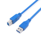 USB 3.0 A Male to B Male Extension / Data Transfer / Printer Cable, Length: 5m, Length: 1.5m – Durable Build, Easy to Use Length: 1.5m S-PC-0119