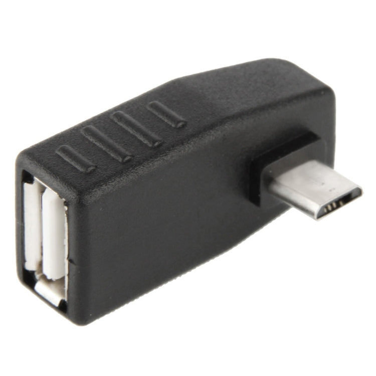 Micro USB Male to USB 2.0 AF Adapter with 90 Degree Angle, Support OTG Function – Durable Build, Easy to Use