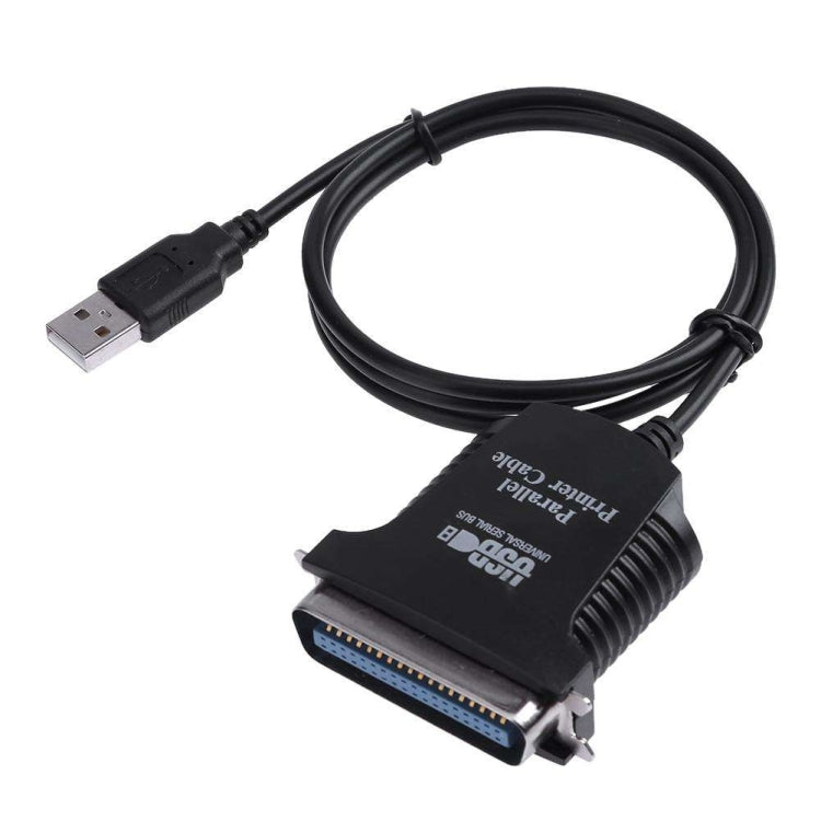 USB to Parallel 1284 36 Pin Printer Adapter Cable, Cable Length: 1m, USB 2.0 to IEEE1284 (Black) – Durable Build, Easy to Use
