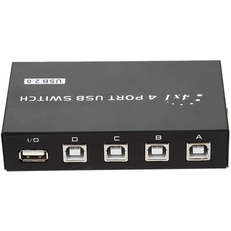FENGJIE FJ-IA4B-C 4 Ports High Speed USB 2.0 Key-Press Switcher Share Switch Box for PC Computer Scanner Printer, FENGJIE FJ-IA4B-C – Durable Build, Easy to Use