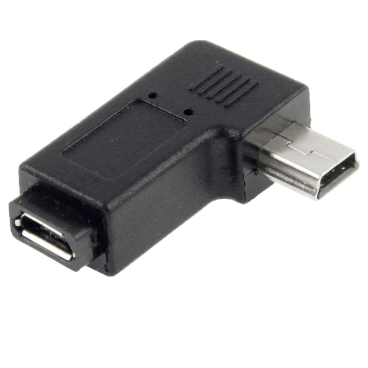 90 Degree Micro USB to Mini USB Adapter, Mini USB Female – Durable Build, Easy to Use