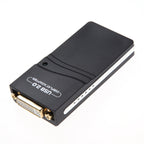 USB 2.0 to VGA, DVI, HDMI Adapter, Resolution: 1280*1024, Resolution: 1920*1080 – Durable Build, Easy to Use