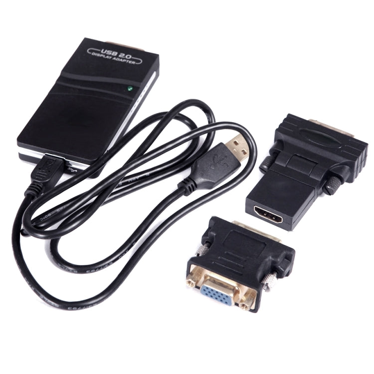 USB 2.0 to VGA, DVI, HDMI Adapter, Resolution: 1280*1024, Resolution: 1920*1080 – Durable Build, Easy to Use