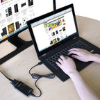 USB 2.0 to VGA, DVI, HDMI Adapter, Resolution: 1280*1024, Resolution: 1920*1080 – Durable Build, Easy to Use