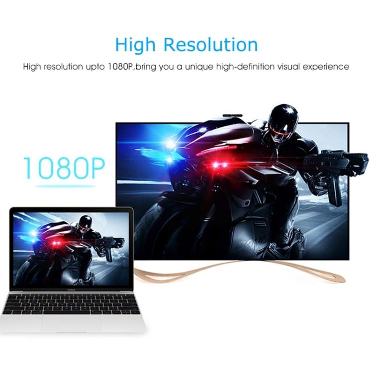 24cm Full HD 1080P HDMI to VGA + Audio Output Cable for Computer / DVD / Digital Set-top Box / Laptop / Mobile Phone / Media Player, Length: 24cm, Length: 24cm(White) – TPU