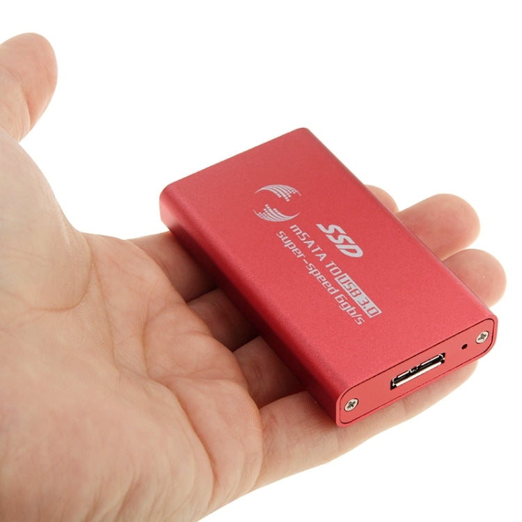 6gb/s mSATA Solid State Disk SSD to USB 3.0 Hard Disk Case – Durable Build, Easy to Use