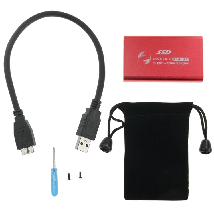 6gb/s mSATA Solid State Disk SSD to USB 3.0 Hard Disk Case – Durable Build, Easy to Use