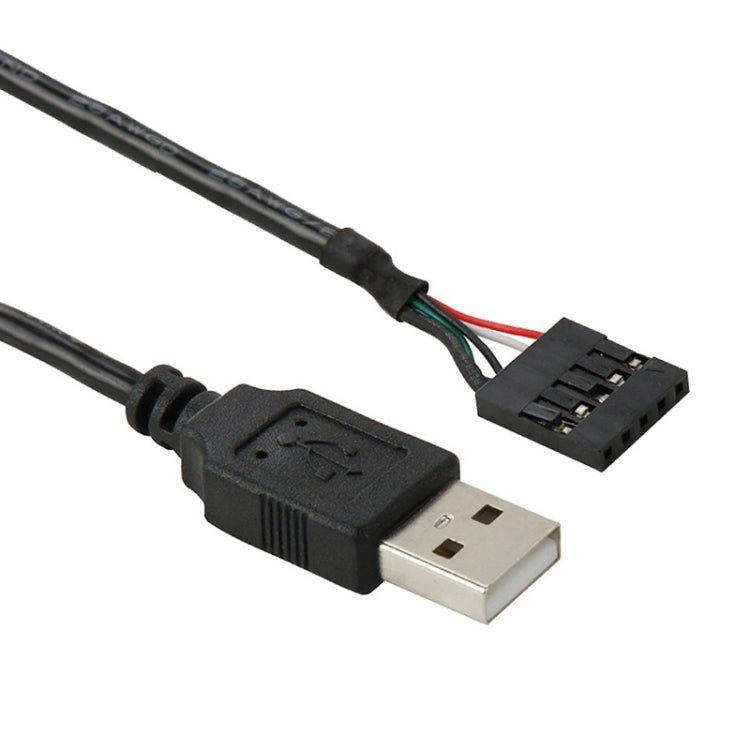 5 Pin Motherboard Female Header to USB 2.0 Male Adapter Cable, Length: 50cm, 5 Pin Motherboard to USB – Durable Build, Easy to Use