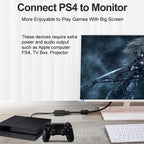 22cm Full HD 1080P Micro HDMI Male to VGA Female Video Adapter Cable with Audio Cable, Micro HDMI – TPU