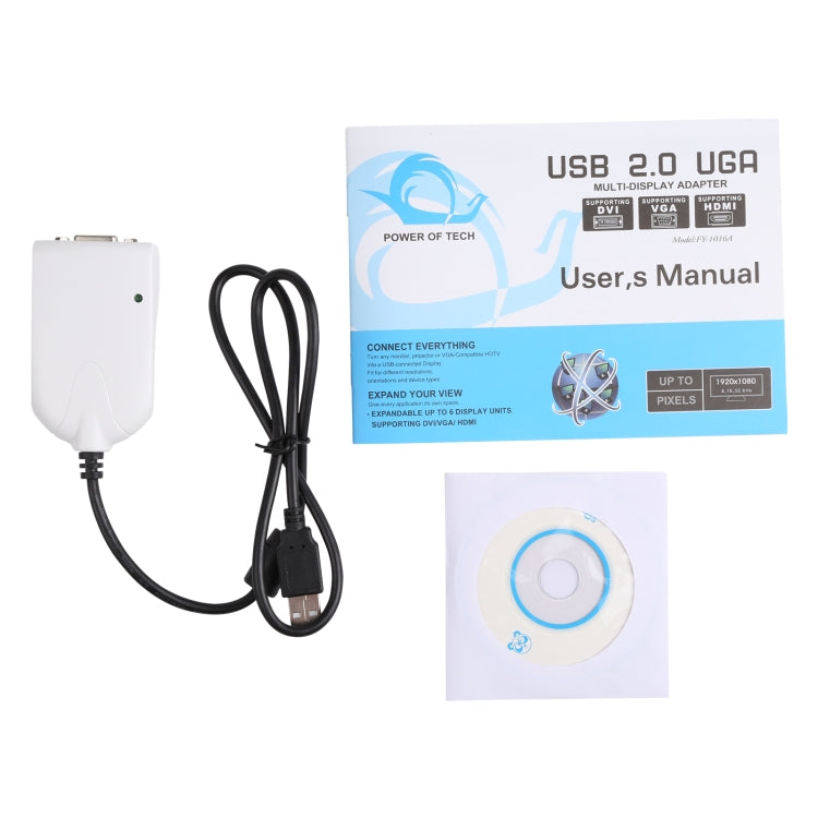 USB To VGA Multi-Monitor / Multi-Display Adapter, USB 2.0 External Graphics Card, USB 2.0 – Durable Build, Easy to Use