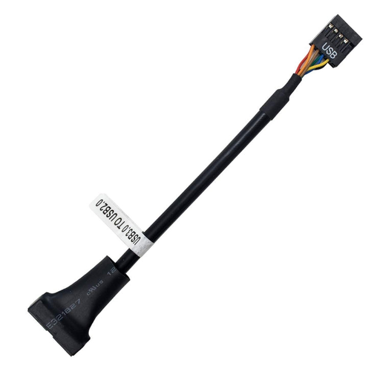 USB 2.0 9Pin Motherboard Female to USB 3.0 19Pin Housing Male Adapter Cable, Length: 15cm, 9 Pin Female to 19 Pin Male – Durable Build, Easy to Use