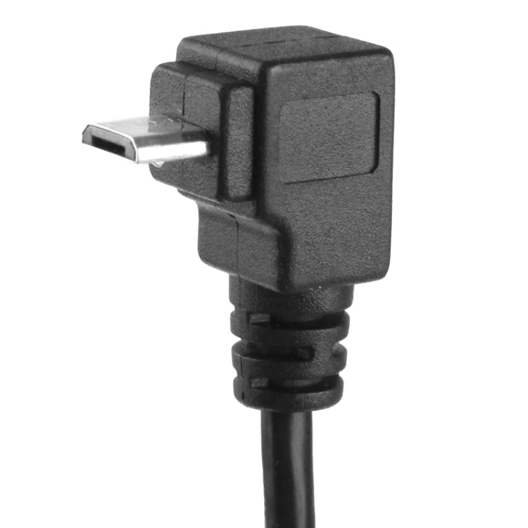90 Degree Micro USB Male to Micro USB Female Adapter Cable, Length: 25cm – Durable Build, Easy to Use