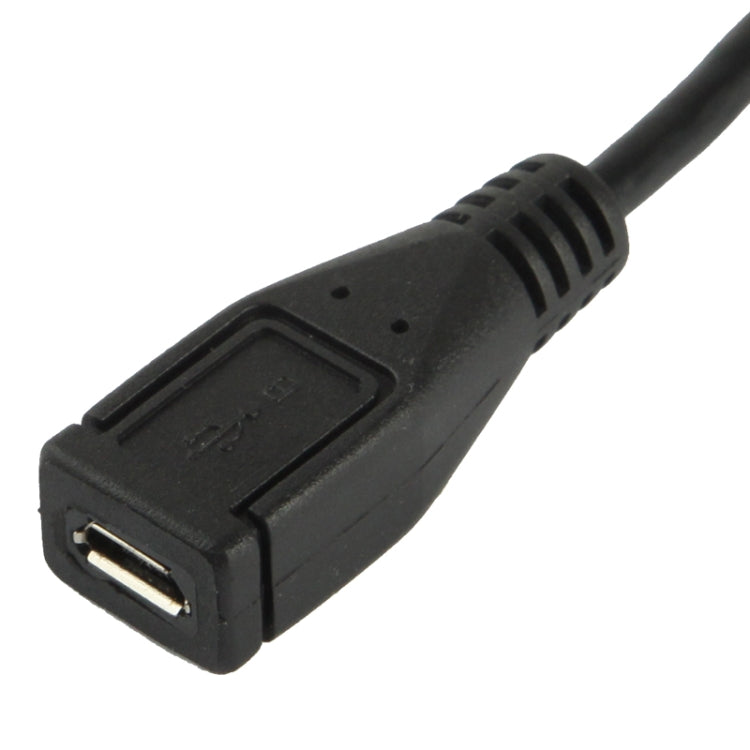 90 Degree Micro USB Male to Micro USB Female Adapter Cable, Length: 25cm – Durable Build, Easy to Use
