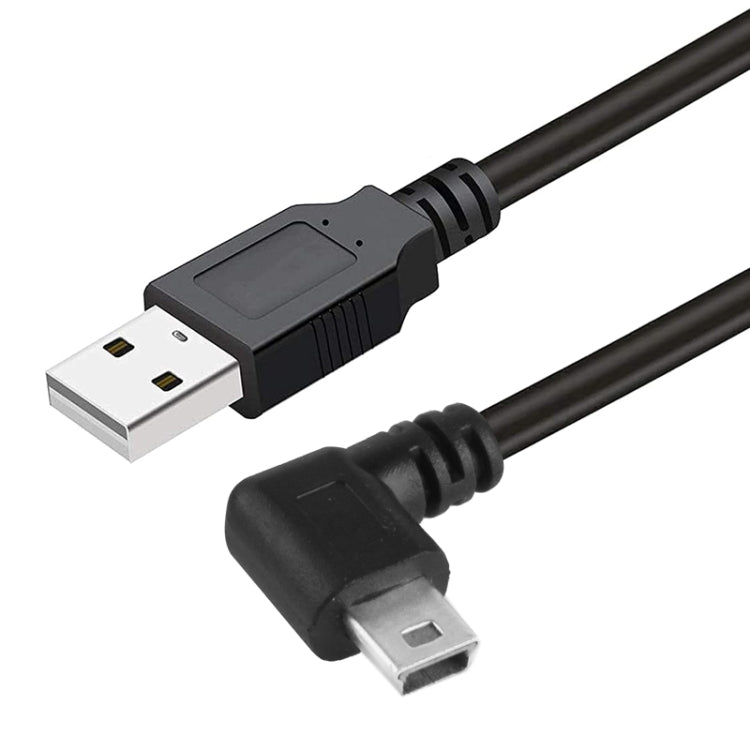 90 Degree Mini USB Male to USB 2.0 AM Adapter Cable, Length: 25cm, Right Angle Mini USB – Durable Build, Easy to Use