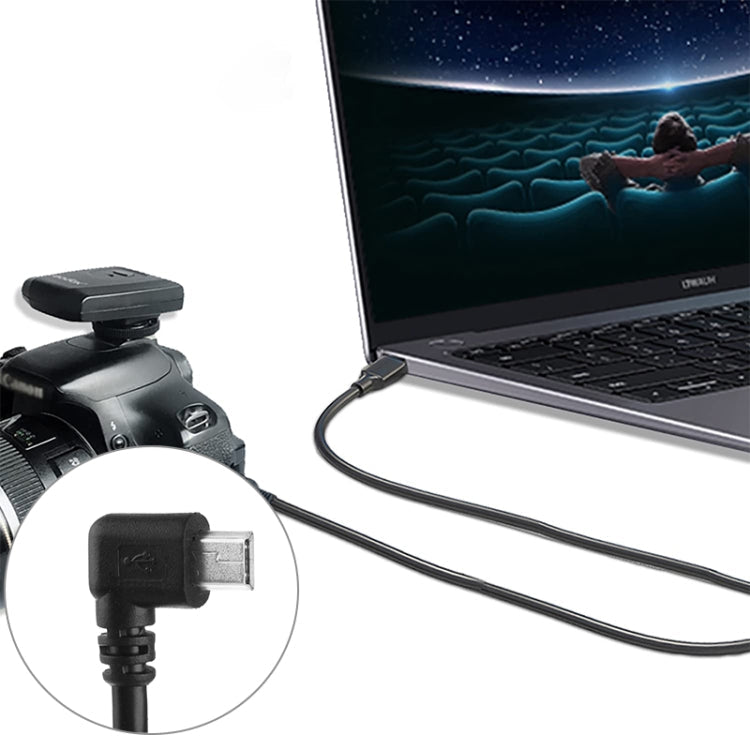 90 Degree Mini USB Male to USB 2.0 AM Adapter Cable, Length: 25cm, Right Angle Mini USB – Durable Build, Easy to Use