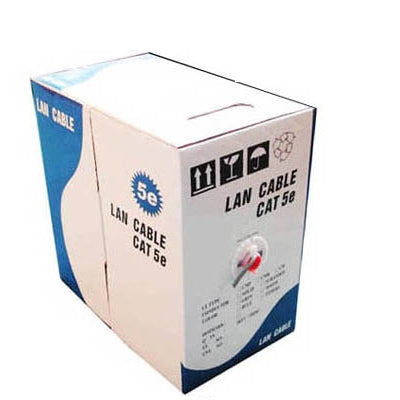 Lan Cable (CAT5E Data cable) Length: 305M, CAT5E CCA, Diameter: 0.5mm, CAT5E Copper, Diameter: 0.5mm – Durable Build, Easy to Use