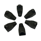 Network Cable Boots Cap Cover for RJ45, Black (100 pcs in one packaging , the price is for 100 pcs), 100 Pcs Black, 100 Pcs Red, 100 Pcs Blue, 100 Pcs White, 100 Pcs Green, 100 Pcs Grey, 100 Pcs Yellow – Durable Build, Easy to Use
