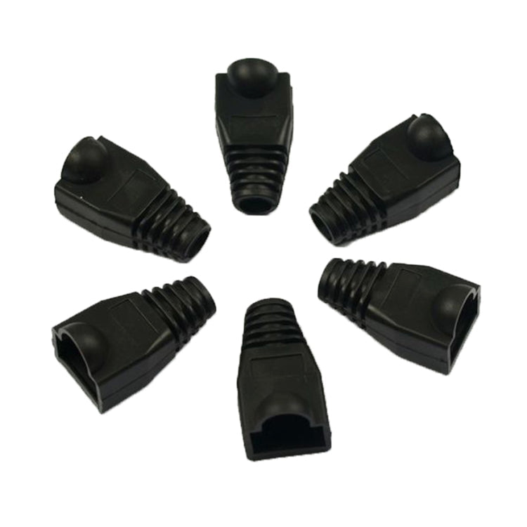 Network Cable Boots Cap Cover for RJ45, Black (100 pcs in one packaging , the price is for 100 pcs), 100 Pcs Black, 100 Pcs Red, 100 Pcs Blue, 100 Pcs White, 100 Pcs Green, 100 Pcs Grey, 100 Pcs Yellow – Durable Build, Easy to Use
