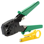 Multi Tool RJ45 RJ12 RJ11 Wire Cable Crimper Crimp PC Network Hand Tools – Durable Build, Easy to Use Default Title