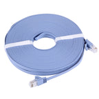 20m CAT6 Ultra-thin Flat Ethernet Network LAN Cable, 20m Blue – Ultra-thin