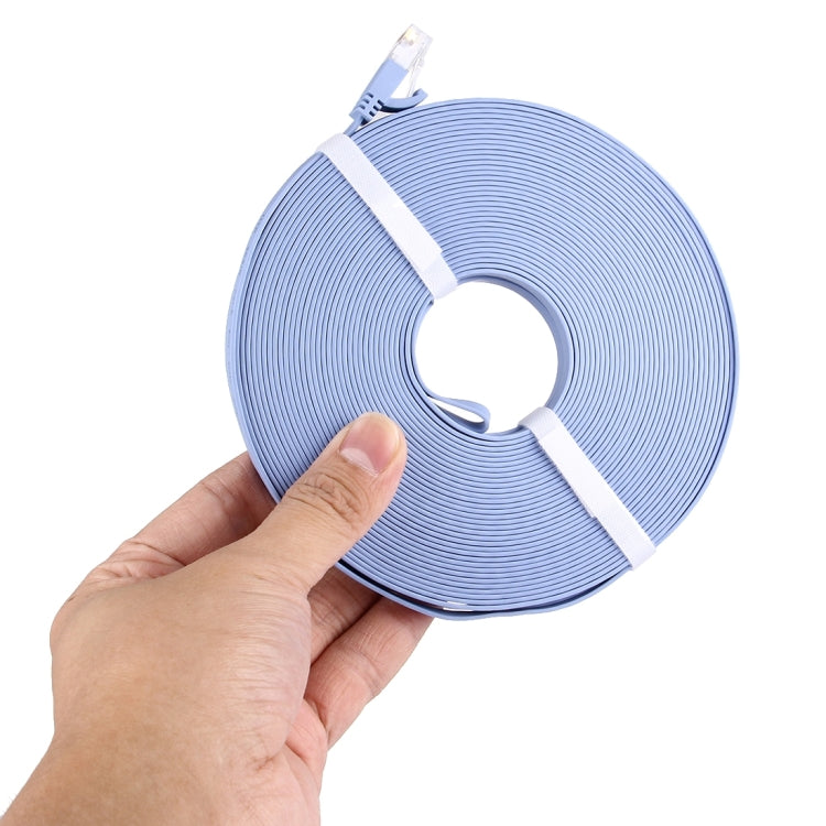 20m CAT6 Ultra-thin Flat Ethernet Network LAN Cable, 20m Blue – Ultra-thin