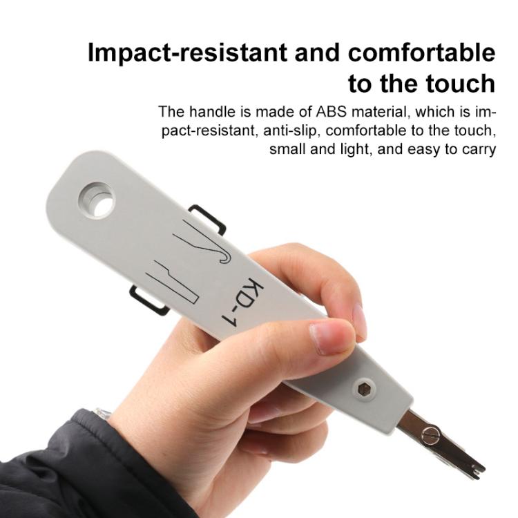 RJ45 / RJ12 / RJ11 Network BT Telephone Socket Multi Punch Insertion Tool(White) – Durable Build, Easy to Use