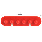 CC-595 Plastic Wire Cable Adhesive Plug Holder (Pair), Random Color Delivery – Durable Build, Easy to Use