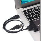 Double USB 2.0 to SATA Hard Drive Adapter Cable for 2.5 inch SATA HDD / SSD, Double USB 2.0 to SATA – Durable Build, Easy to Use Double USB 2.0 to SATA