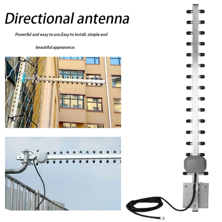 High Gain 28dBi SMA Plug 4G 696-960MHz / 1710-2690MHz Yagi Antenna, Antenna – Durable Build, Easy to Use
