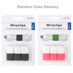 6 PCS Smart Wire Cable Clips Scattered Wires Organize, Random Color Delivery – Durable Build, Easy to Use