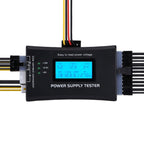 Digital LCD Display PC Computer 20/24 Pin Power Supply Tester Checker Power Measuring Diagnostic Tester Tool, ATX Connector with LCD – Durable Build, Easy to Use ATX Connector with LCD