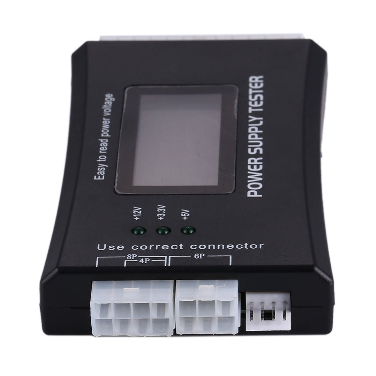 Digital LCD Display PC Computer 20/24 Pin Power Supply Tester Checker Power Measuring Diagnostic Tester Tool, ATX Connector with LCD – Durable Build, Easy to Use