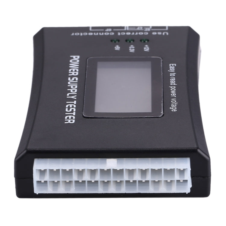Digital LCD Display PC Computer 20/24 Pin Power Supply Tester Checker Power Measuring Diagnostic Tester Tool, ATX Connector with LCD – Durable Build, Easy to Use
