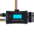 Digital LCD Display PC Computer 20/24 Pin Power Supply Tester Checker Power Measuring Diagnostic Tester Tool, ATX Connector with LCD – Durable Build, Easy to Use
