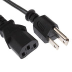 Universal US 3 Prong AC Power Cords for Desktop Computer Printer Monitor Plug, Cable Length: 1.2m, US Plug 2 Prong, Length: 1.2m – TPU