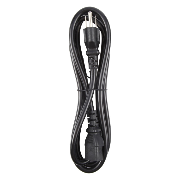 Universal US 3 Prong AC Power Cords for Desktop Computer Printer Monitor Plug, Length: 1.8m, 1.8m – Durable Build, Easy to Use