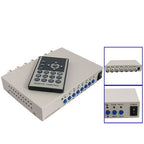 CCTV Color Quad Security Video 4 Channel Processor Divider(White), 4 Channel Processor