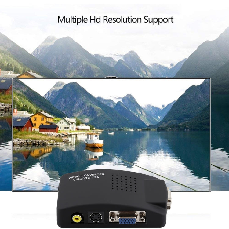 High Resolution (BNC) Video and S-Video to VGA Conversion, PAL – Durable Build, Easy to Use