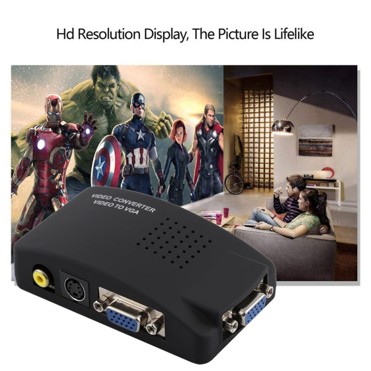 High Resolution (BNC) Video and S-Video to VGA Conversion, PAL – Durable Build, Easy to Use